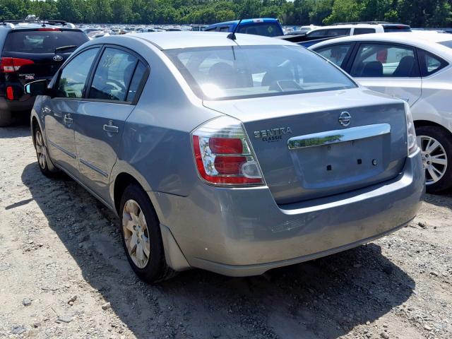 3N1AB6AP5AL618760 - 2010 NISSAN SENTRA 2.0 SILVER photo 3