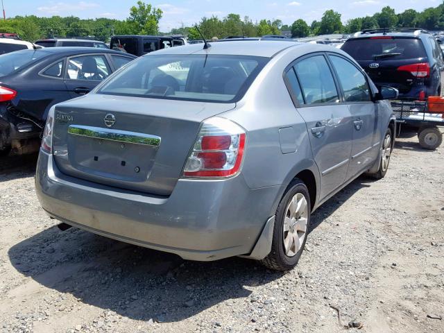 3N1AB6AP5AL618760 - 2010 NISSAN SENTRA 2.0 SILVER photo 4