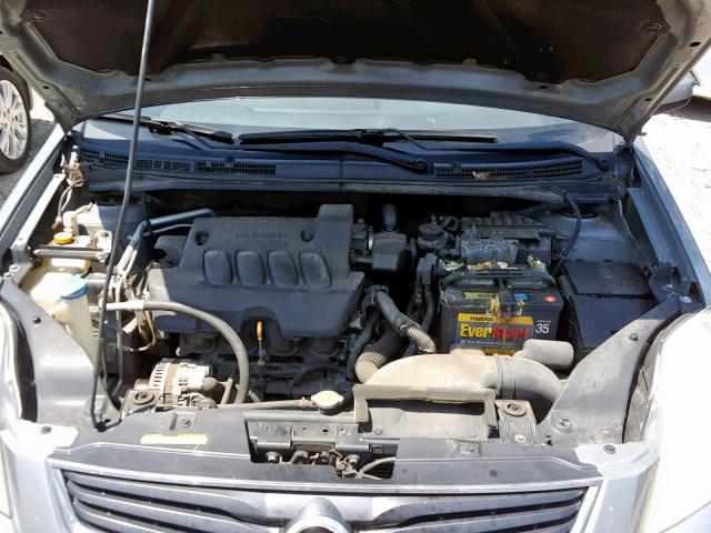 3N1AB6AP5AL618760 - 2010 NISSAN SENTRA 2.0 SILVER photo 7