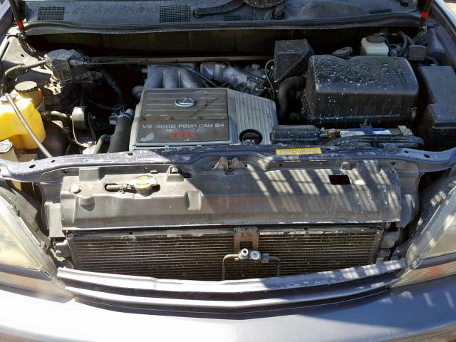 JT6HF10U2Y0139527 - 2000 LEXUS RX BLUE photo 7