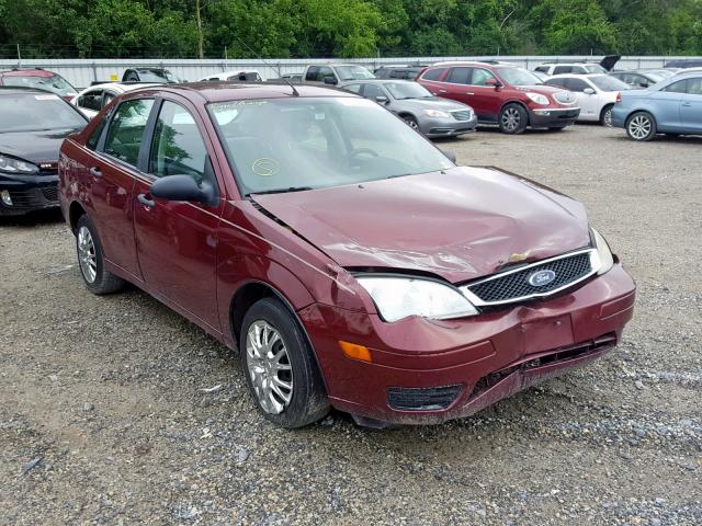 1FAFP34N66W250772 - 2006 FORD FOCUS ZX4 RED photo 1