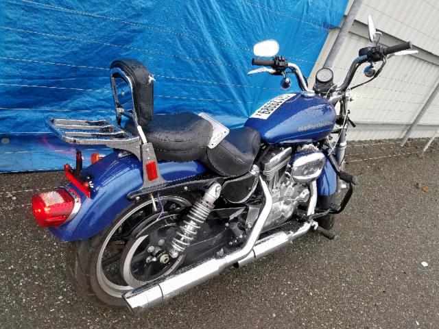 1HD4CR211GC430405 - 2016 HARLEY-DAVIDSON XL883 SUPE BLUE photo 4