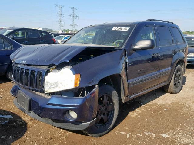 1J4GR48K06C163315 - 2006 JEEP GRAND CHER BLUE photo 2