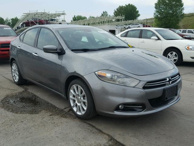 1C3CDFCH7DD309876 - 2013 DODGE DART LIMIT GRAY photo 1