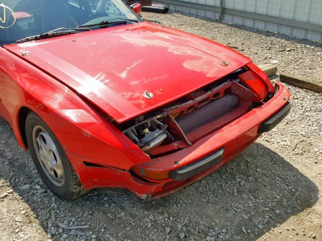 WP0AB0948JN472133 - 1988 PORSCHE 944 RED photo 9