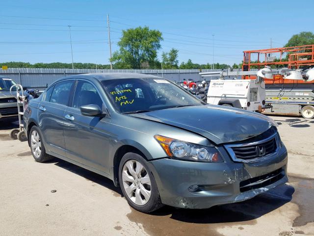 1HGCP368X9A036262 - 2009 HONDA ACCORD EXL TEAL photo 1