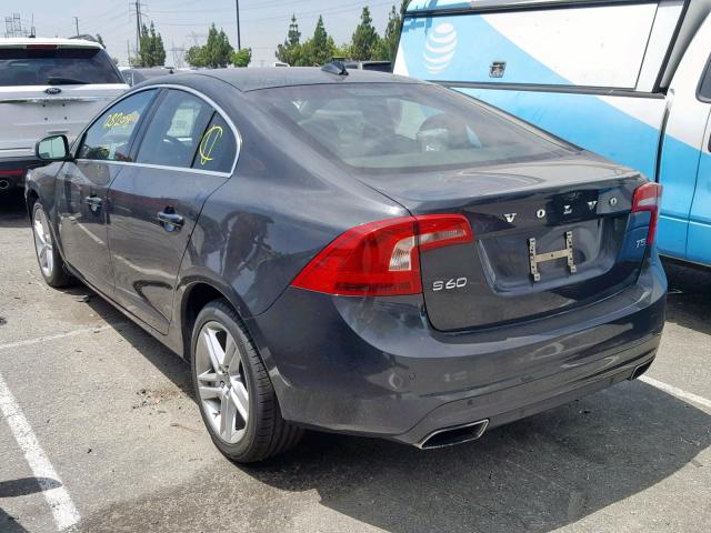 YV126MFB2F1313734 - 2015 VOLVO S60 PREMIE GRAY photo 3