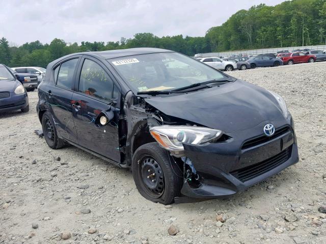 JTDKDTB38G1118159 - 2016 TOYOTA PRIUS C BLACK photo 1