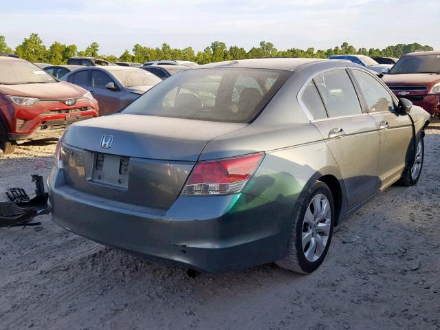 JHMCP26848C056730 - 2008 HONDA ACCORD EXL GREEN photo 4