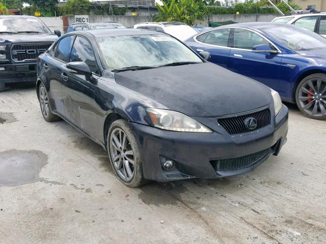 JTHBF5C21B5144551 - 2011 LEXUS IS 250 BLACK photo 1