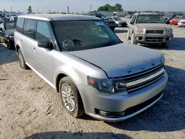 2FMGK5C87DBD02652 - 2013 FORD FLEX SEL SILVER photo 1