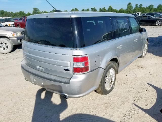 2FMGK5C87DBD02652 - 2013 FORD FLEX SEL SILVER photo 4