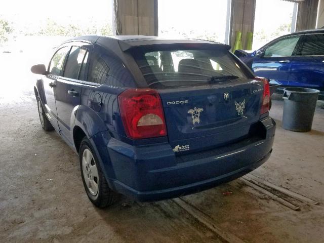 1B3HB28CX9D161633 - 2009 DODGE CALIBER SE BLUE photo 3