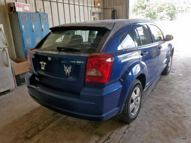 1B3HB28CX9D161633 - 2009 DODGE CALIBER SE BLUE photo 4