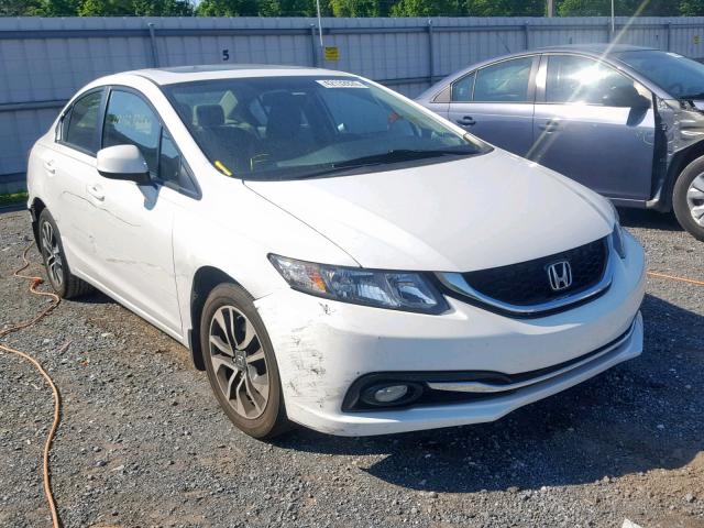 19XFB2F98DE277935 - 2013 HONDA CIVIC EXL თეთრი ფოტო 1