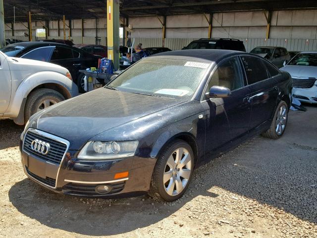 WAUDH74F87N084578 - 2007 AUDI A6 3.2 QUA BLUE photo 2