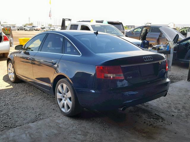 WAUDH74F87N084578 - 2007 AUDI A6 3.2 QUA BLUE photo 3