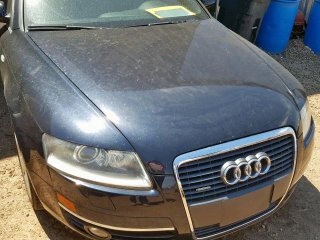 WAUDH74F87N084578 - 2007 AUDI A6 3.2 QUA BLUE photo 9