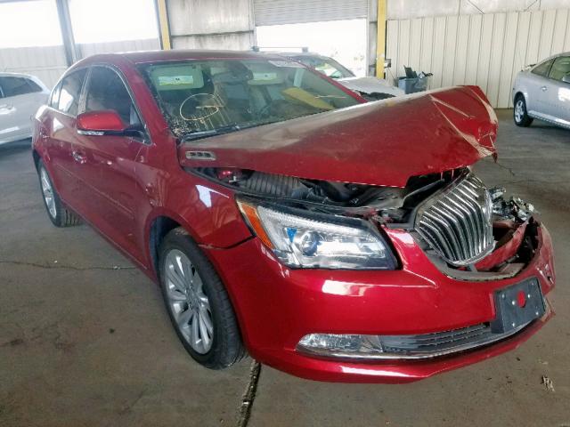 1G4GB5G33EF282110 - 2014 BUICK LACROSSE RED photo 1