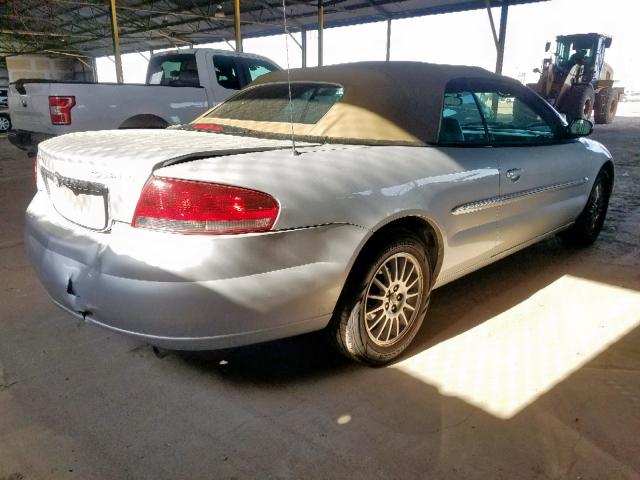 1C3EL55R36N130811 - 2006 CHRYSLER SEBRING TO SILVER photo 4