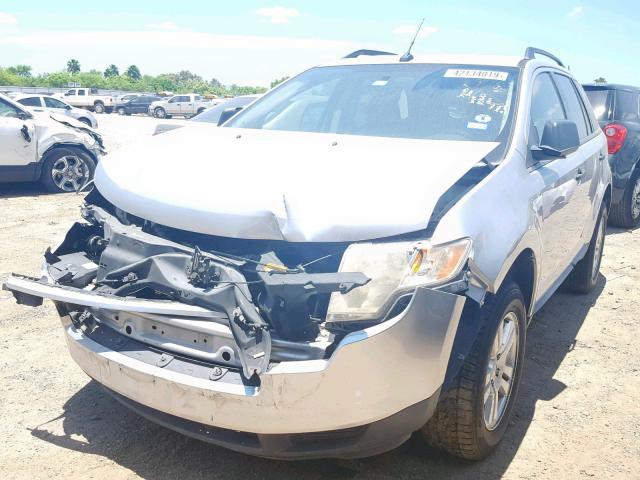 2FMDK3GC9ABB25037 - 2010 FORD EDGE SE SILVER photo 2