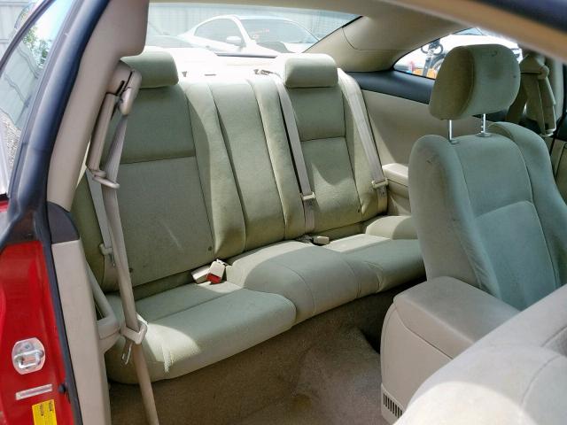 4T1CE38PX4U768306 - 2004 TOYOTA CAMRY SOLA Qırmızı foto 6