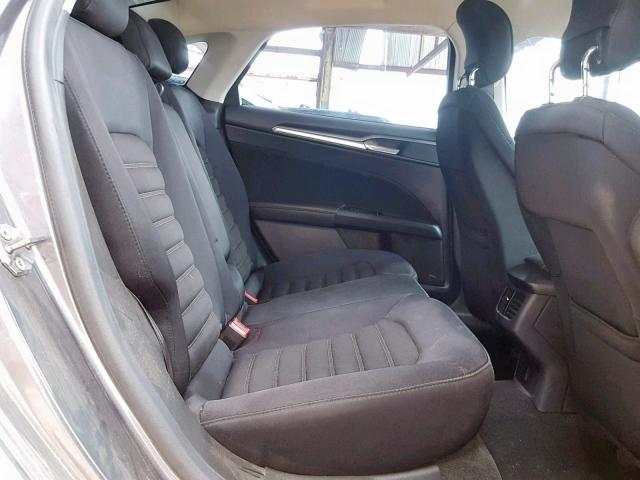 3FA6P0H71DR308409 - 2013 FORD FUSION SE GRAY photo 6