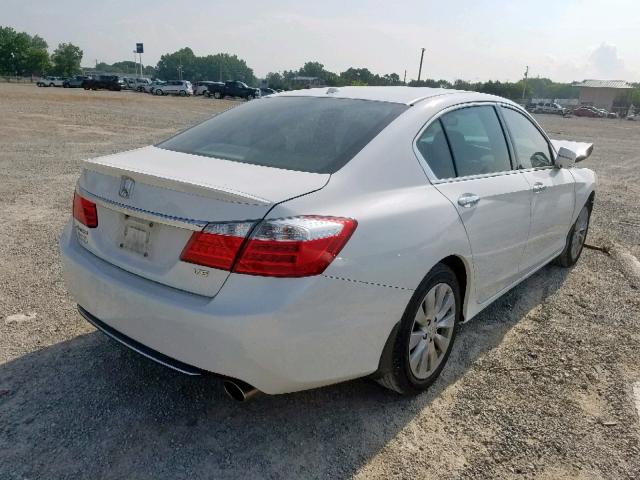 1HGCR3F80DA037925 - 2013 HONDA ACCORD EXL WHITE photo 4