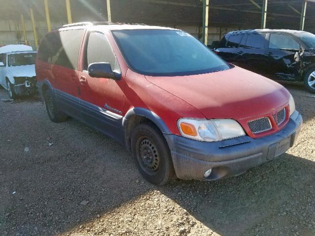 1GMDX03E7YD336541 - 2000 PONTIAC MONTANA RED photo 1