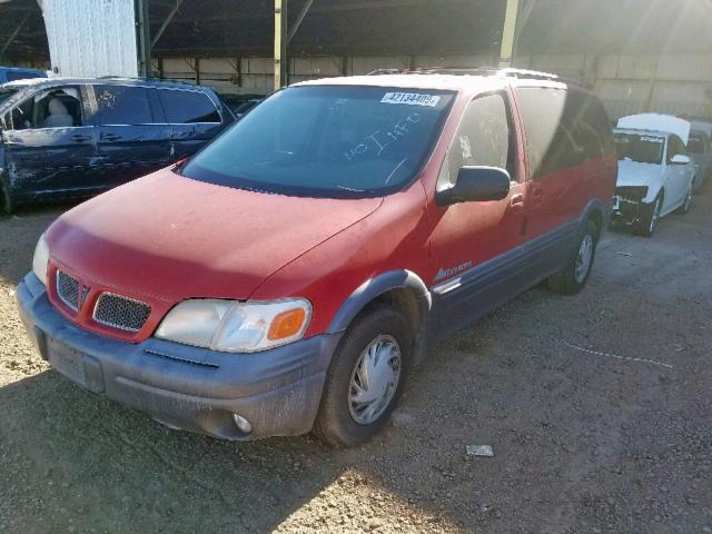 1GMDX03E7YD336541 - 2000 PONTIAC MONTANA RED photo 2