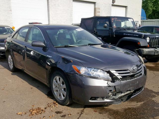 4T1BB46K78U052678 - 2008 TOYOTA CAMRY HYBR GRAY photo 1