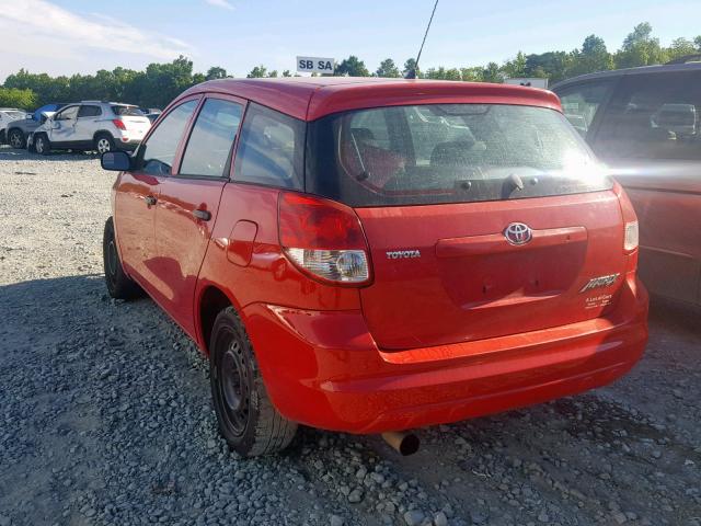 2T1KR32E53C077028 - 2003 TOYOTA MATRIX 红色 照片 3