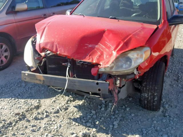 2T1KR32E53C077028 - 2003 TOYOTA MATRIX 红色 照片 9