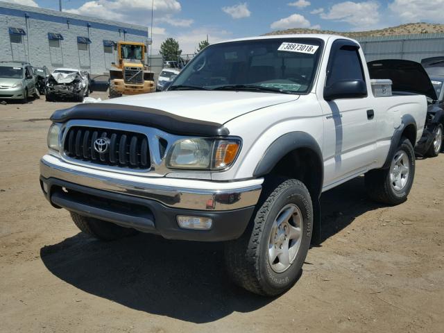 5TENM92N94Z334251 - 2004 TOYOTA TACOMA PRE WHITE photo 2