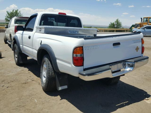 5TENM92N94Z334251 - 2004 TOYOTA TACOMA PRE WHITE photo 3