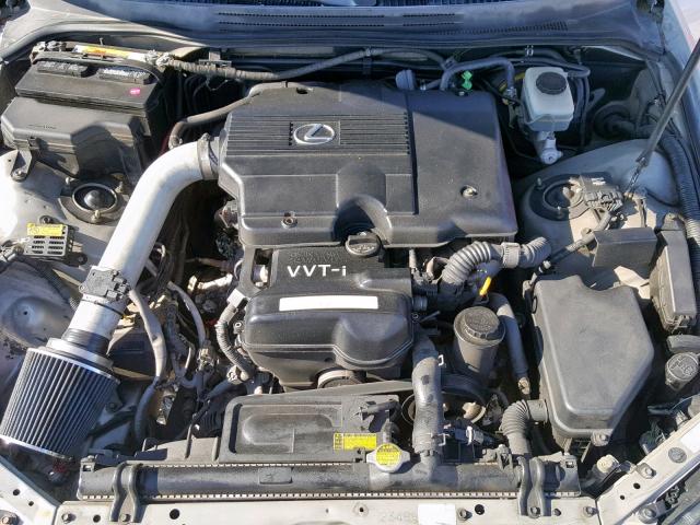 JTHBD182810018528 - 2001 LEXUS IS 300 SILVER photo 7