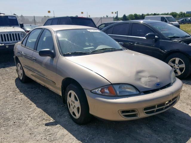 1G1JF524917290143 - 2001 CHEVROLET CAVALIER L TAN photo 1