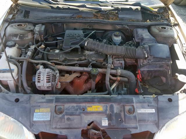 1G1JF524917290143 - 2001 CHEVROLET CAVALIER L TAN photo 7