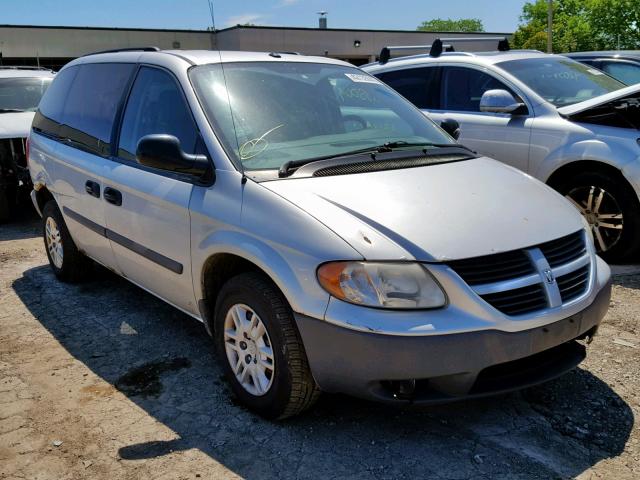 1D4GP25E57B258591 - 2007 DODGE CARAVAN SE SILVER photo 1