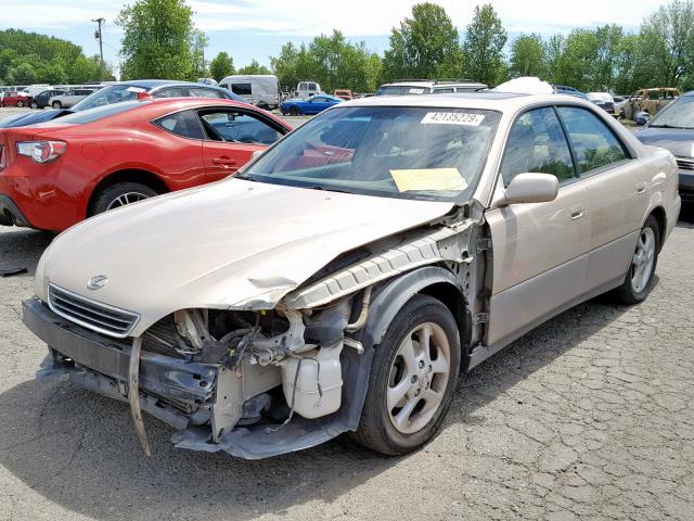 JT8BF28G310335113 - 2001 LEXUS ES 300 BEIGE photo 2