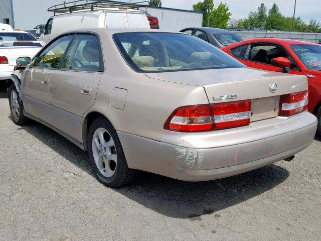 JT8BF28G310335113 - 2001 LEXUS ES 300 BEIGE photo 3