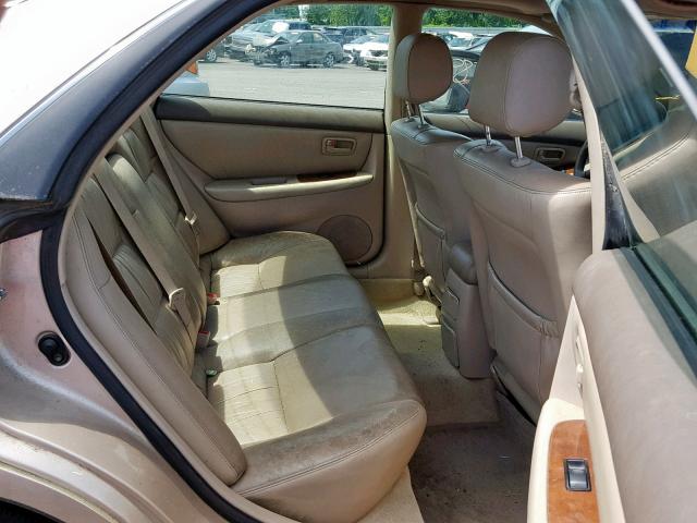 JT8BF28G310335113 - 2001 LEXUS ES 300 BEIGE photo 6