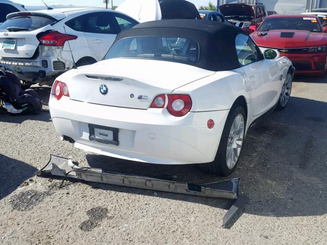 4USBT33565LR69911 - 2005 BMW Z4 2.5 WHITE photo 4