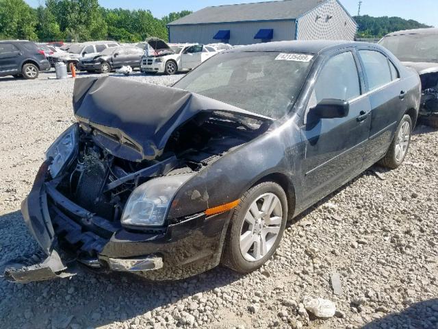 3FAFP08156R171604 - 2006 FORD FUSION SEL BLACK photo 2