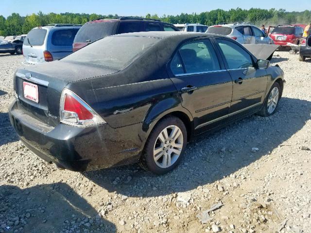 3FAFP08156R171604 - 2006 FORD FUSION SEL BLACK photo 4