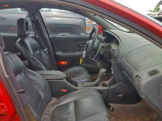 1G2WP52K7XF339691 - 1999 PONTIAC GRAND PRIX RED photo 5