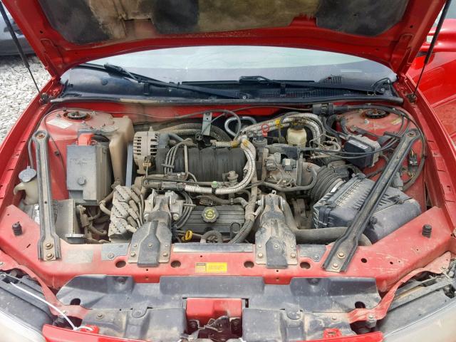 1G2WP52K7XF339691 - 1999 PONTIAC GRAND PRIX RED photo 7