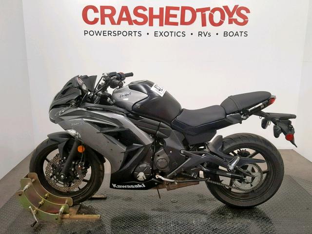 JKAEXEE17EDA16547 - 2014 KAWASAKI EX650 E GRAY photo 3