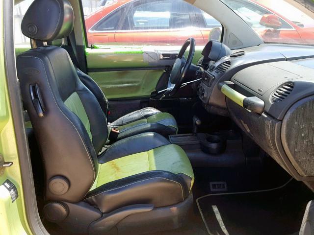 3VWCD21C13M404560 - 2003 VOLKSWAGEN NEW BEETLE მწვანე ფოტო 5