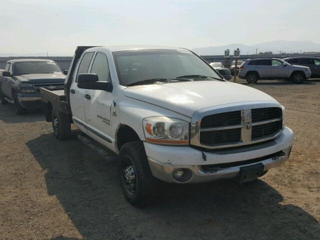 3D7KS28C66G268493 - 2006 DODGE RAM 2500 S WHITE photo 1